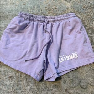 White fox sweat shorts